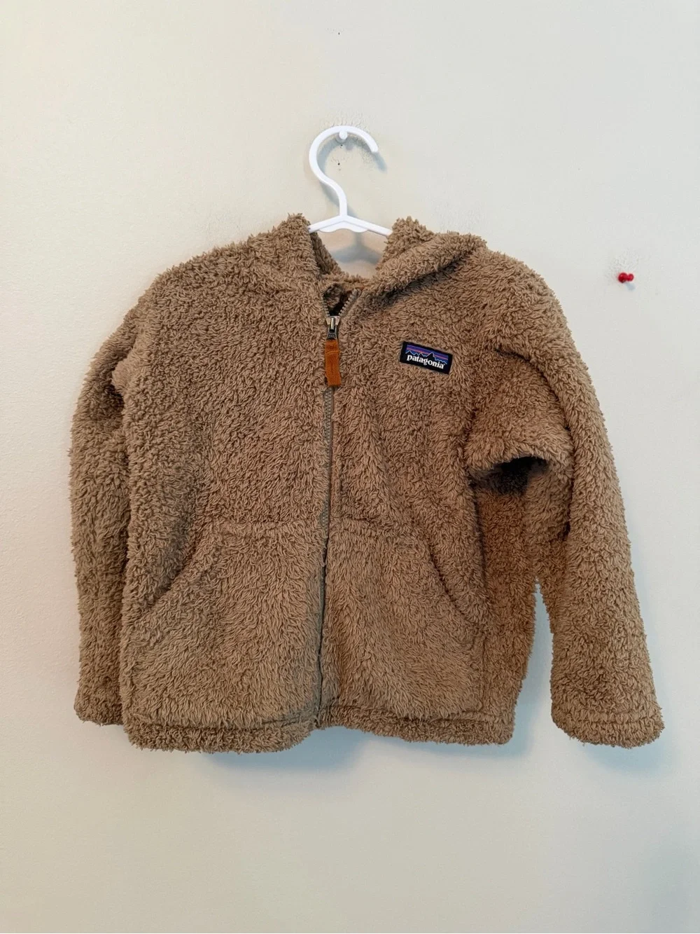 Patagonia Kids Brown Sherpa Fleece Hoodie